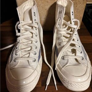 Converse White High-Top Sneakers